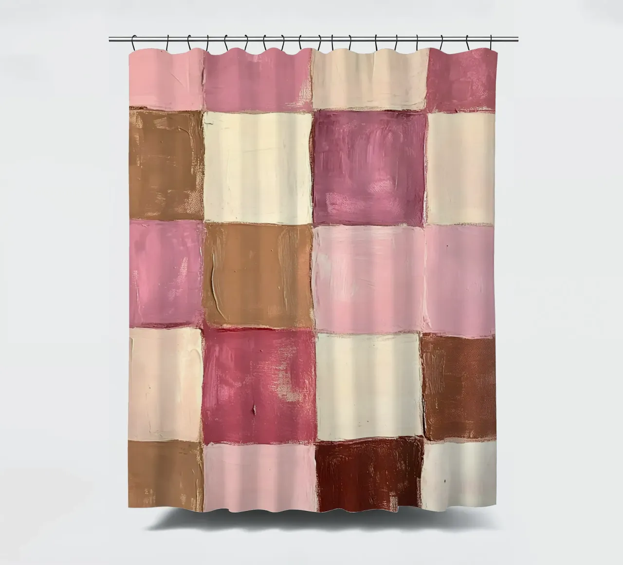 Pink Checks tenda da doccia da Gypsy Galleria