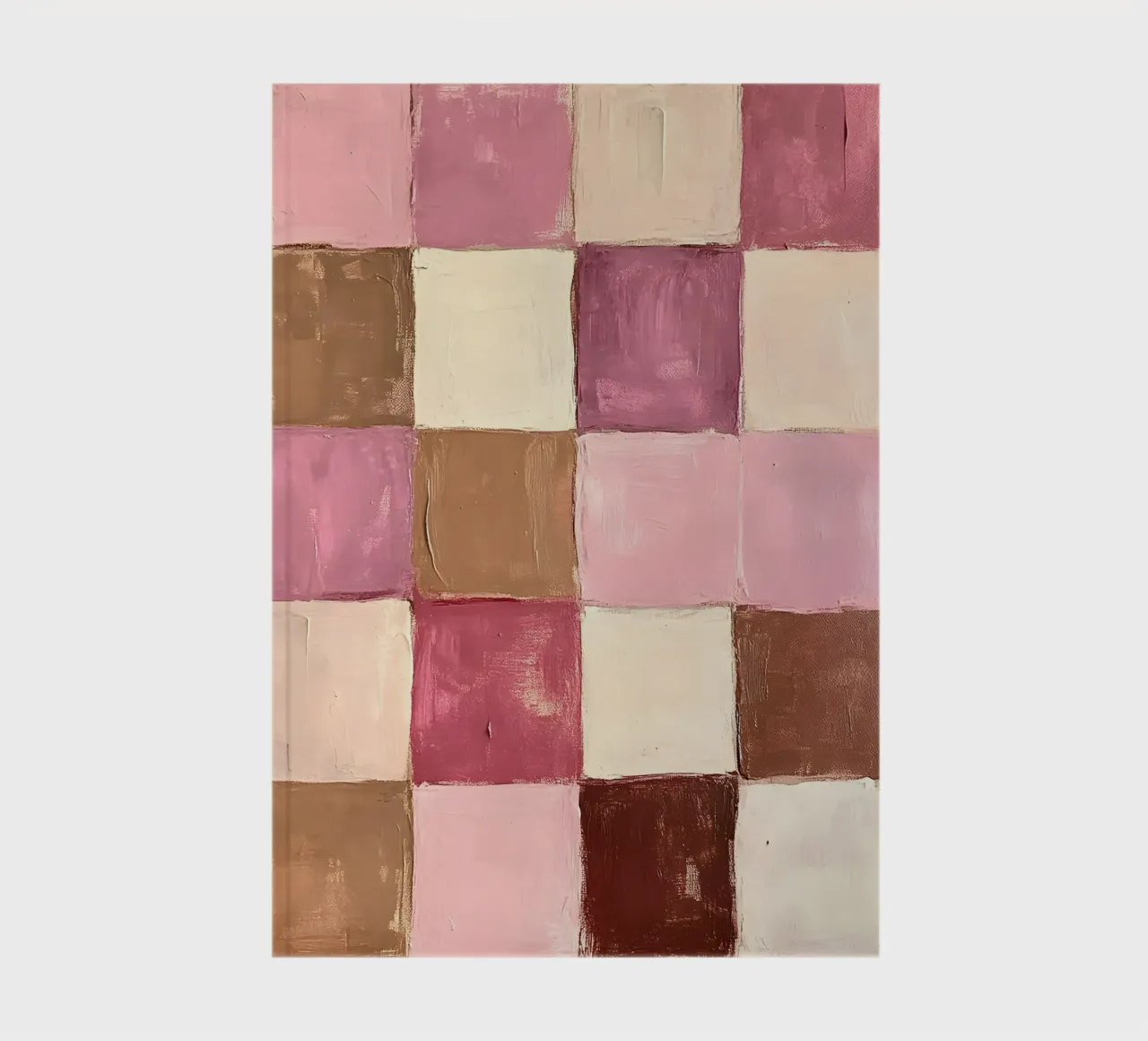 Pink Checks notebook by Gypsy Galleria