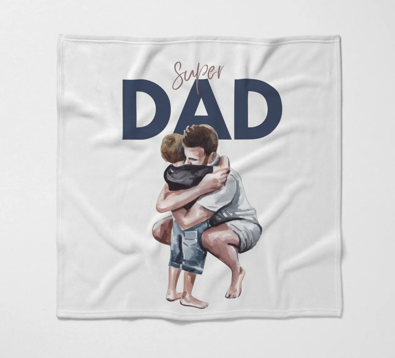 SUPER DAD coperta in pile da Einfach Uebel