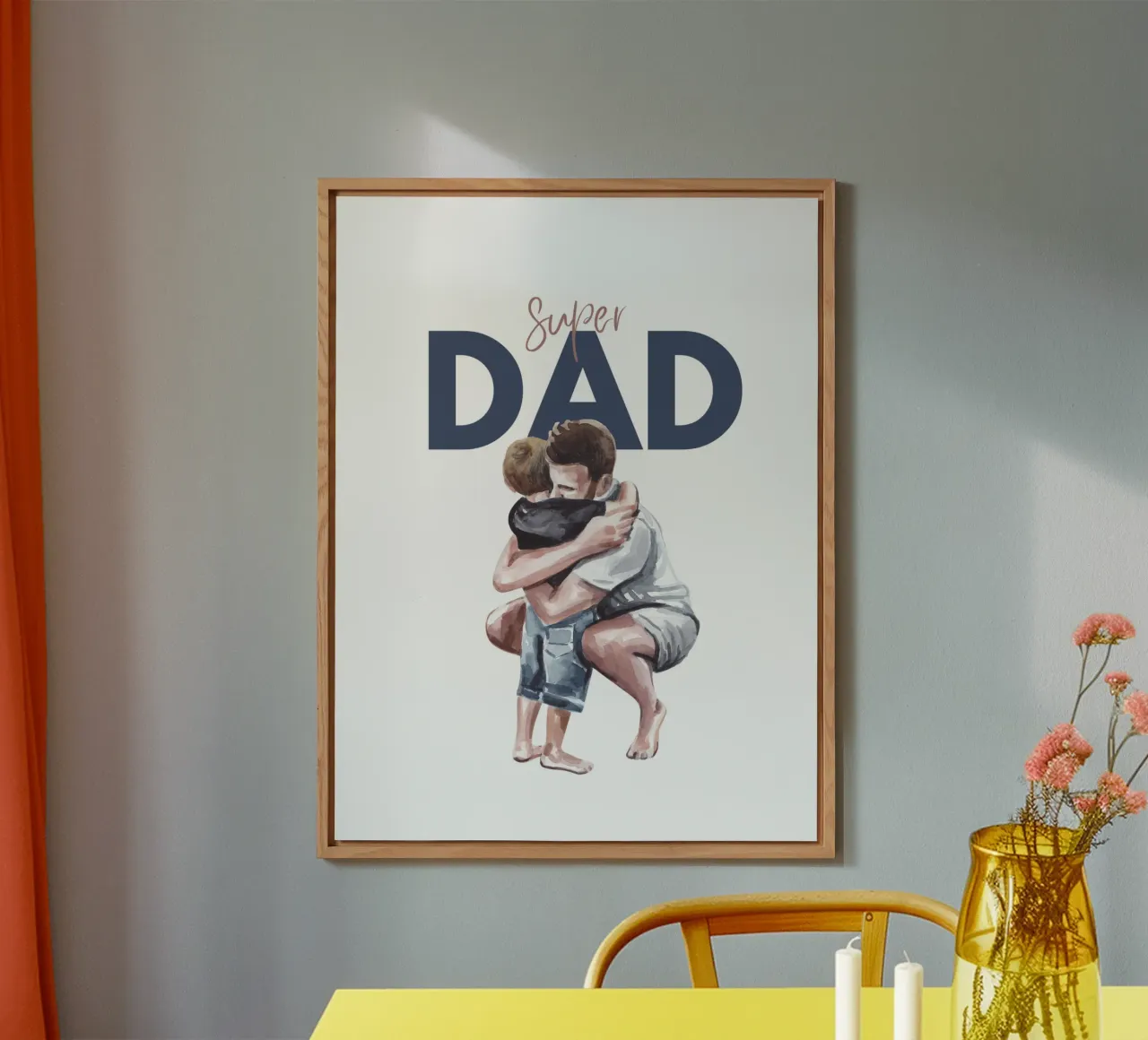 SUPER DAD alluminio dibond da Einfach Uebel
