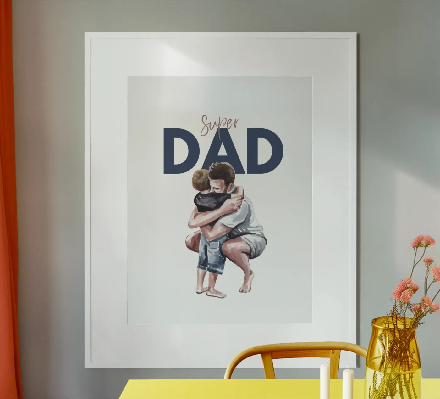 SUPER DAD poster van SMRT STUDIO