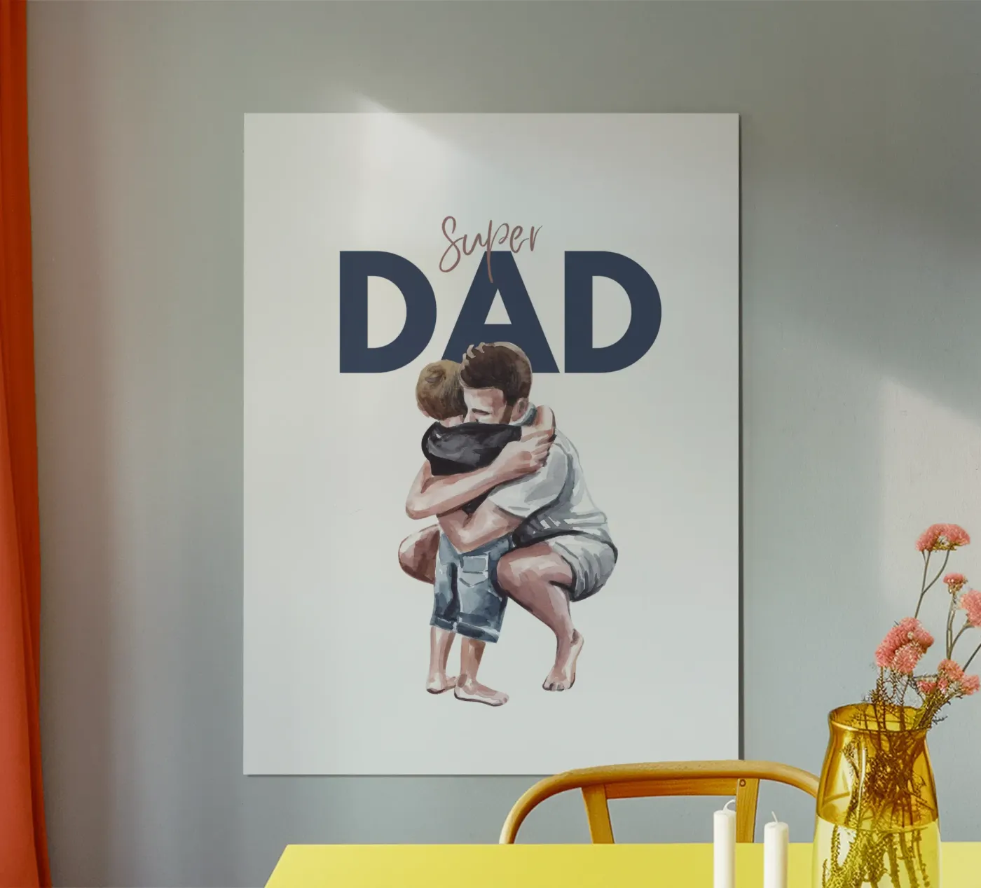 SUPER DAD poster van SMRT STUDIO
