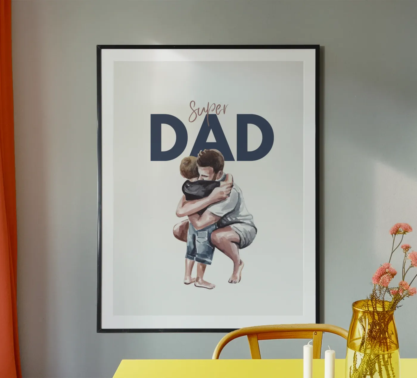SUPER DAD poster van SMRT STUDIO