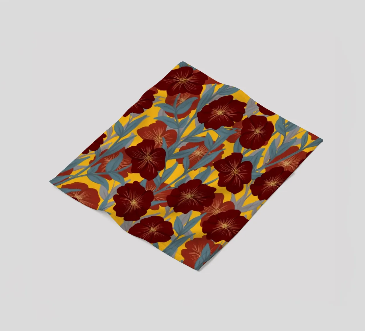 Bold Bloom coperta in pile da designdn