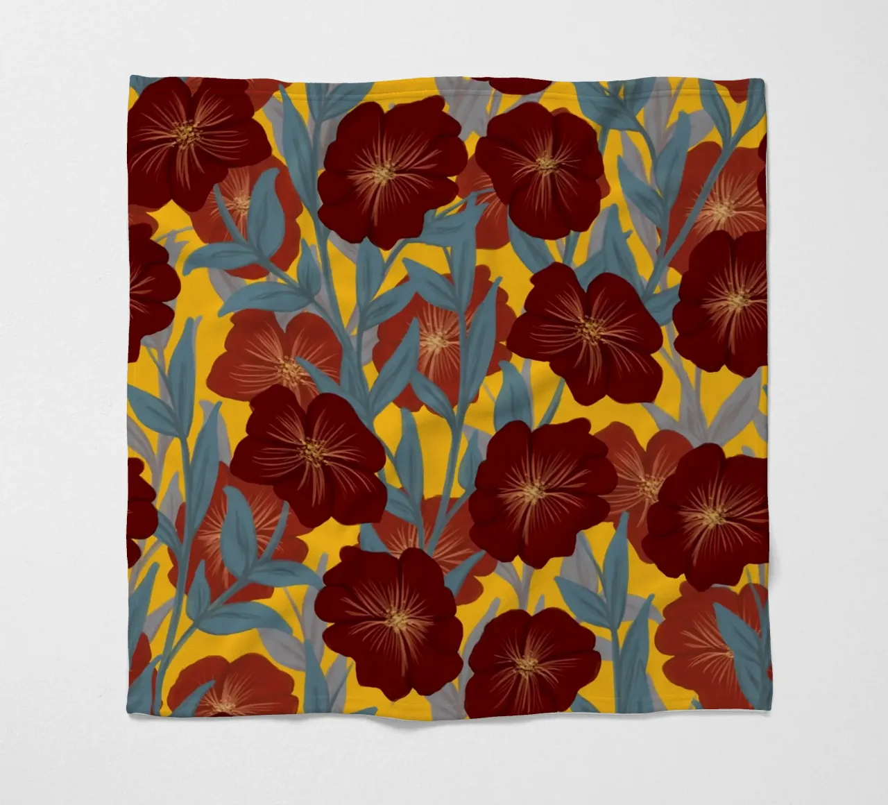 Bold Bloom coperta in pile da designdn