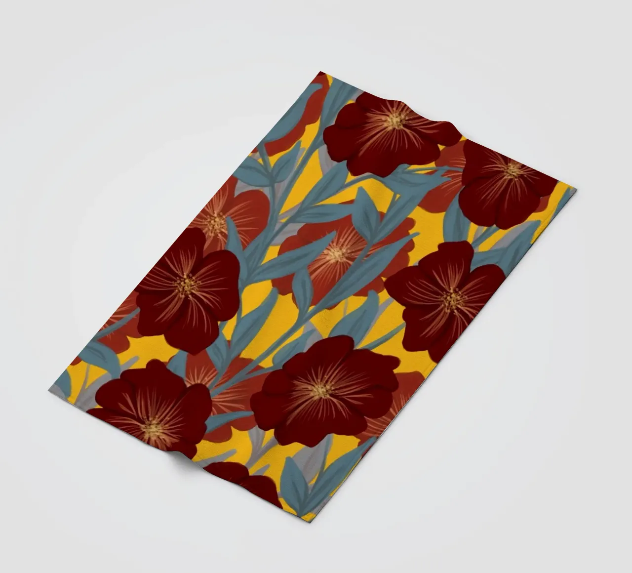 Bold Bloom coperta in pile da designdn