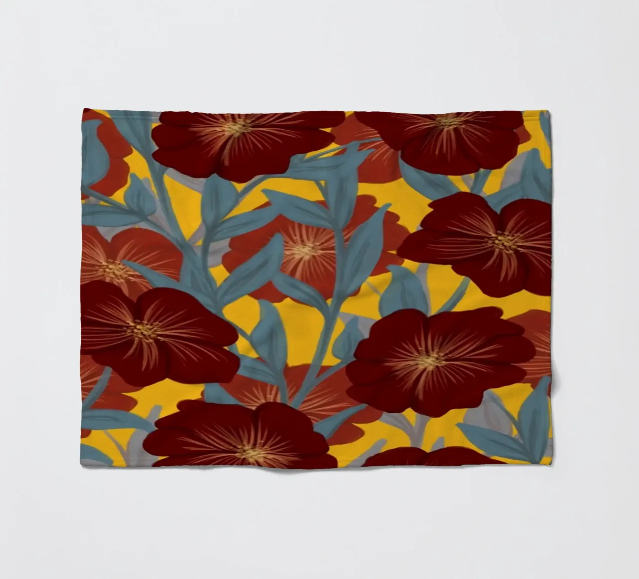 Bold Bloom fleecedeken van DesigndN