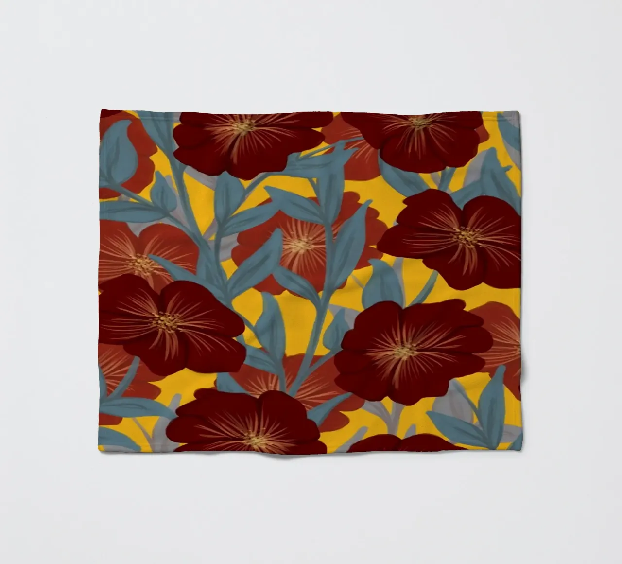Bold Bloom coperta in pile da designdn
