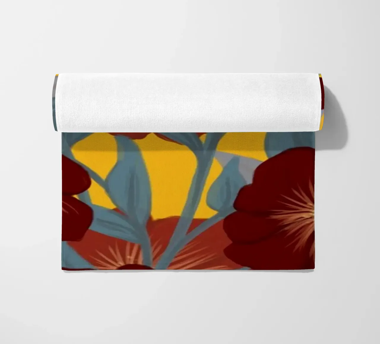 Bold Bloom beach towel by DesigndN