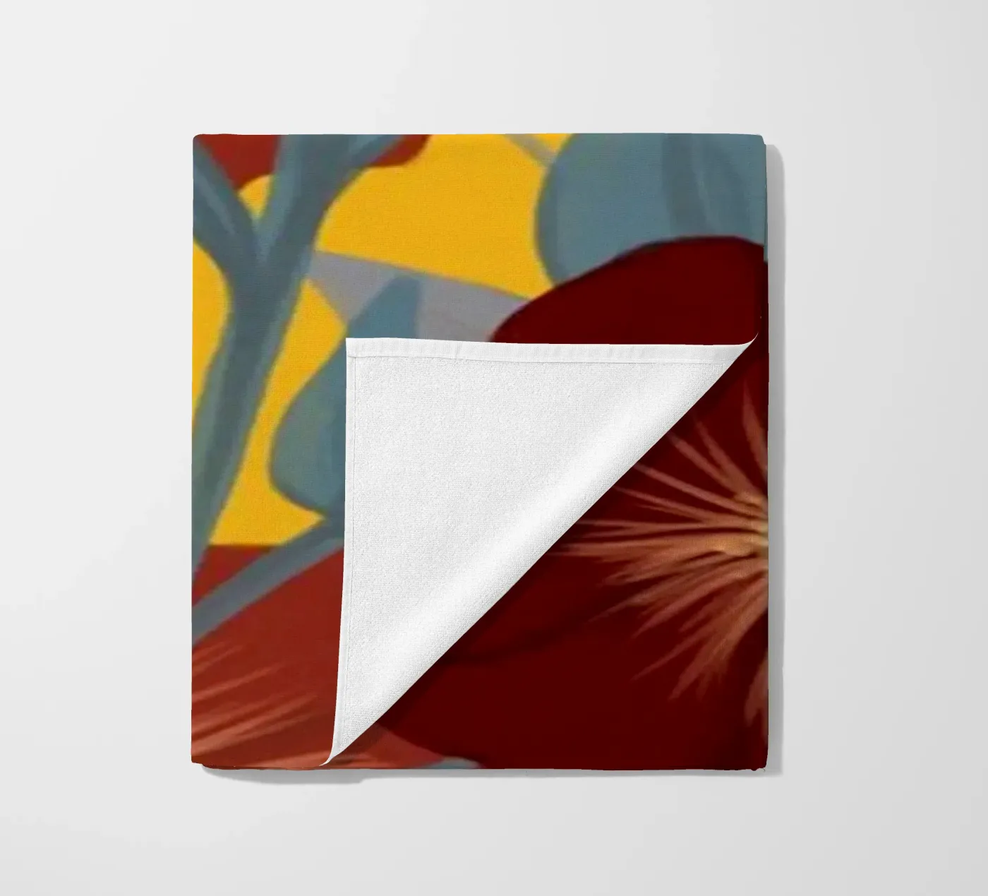 Bold Bloom strandhanddoek van DesigndN