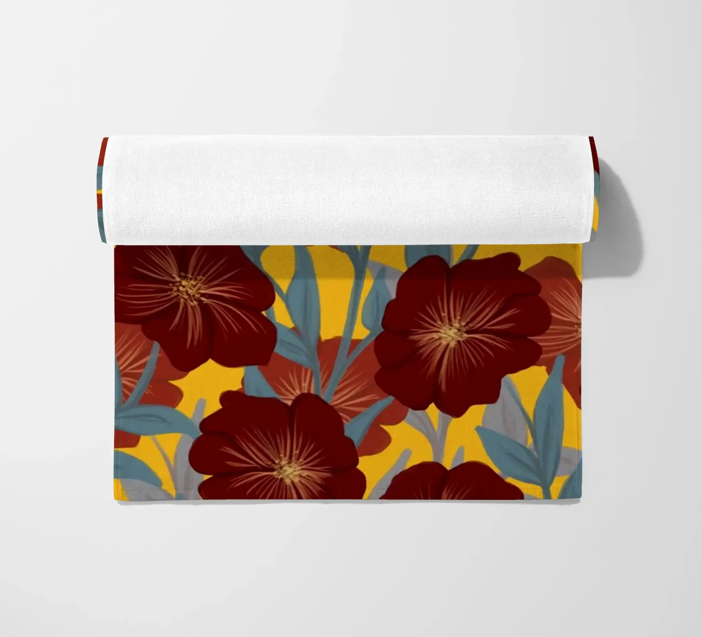 Bold Bloom strandhanddoek van DesigndN