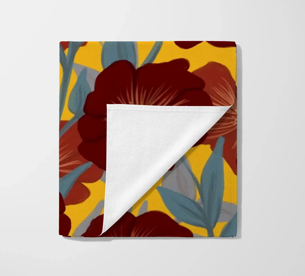 Bold Bloom beach towel by DesigndN