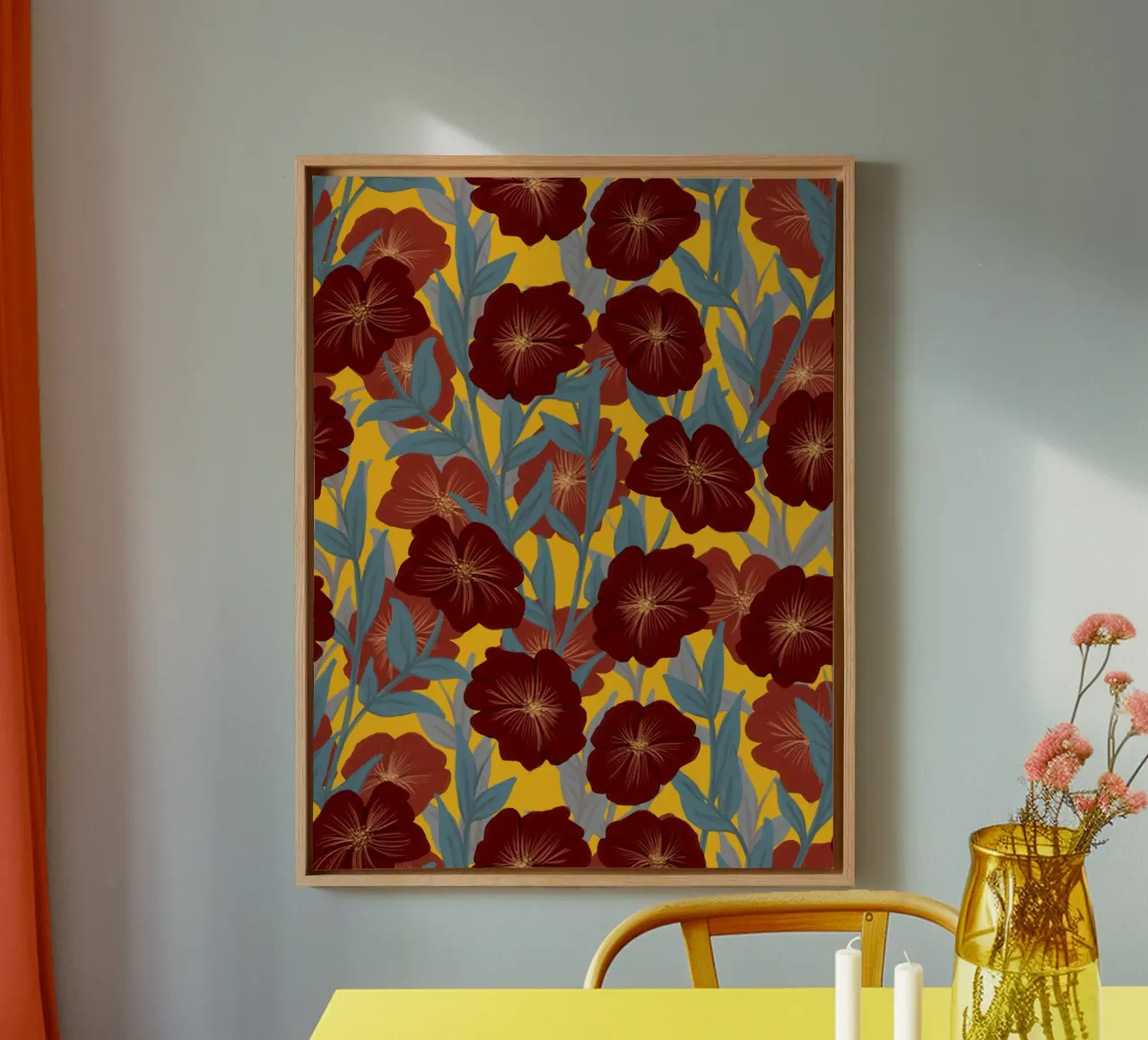 Bold Bloom tela da DesigndN