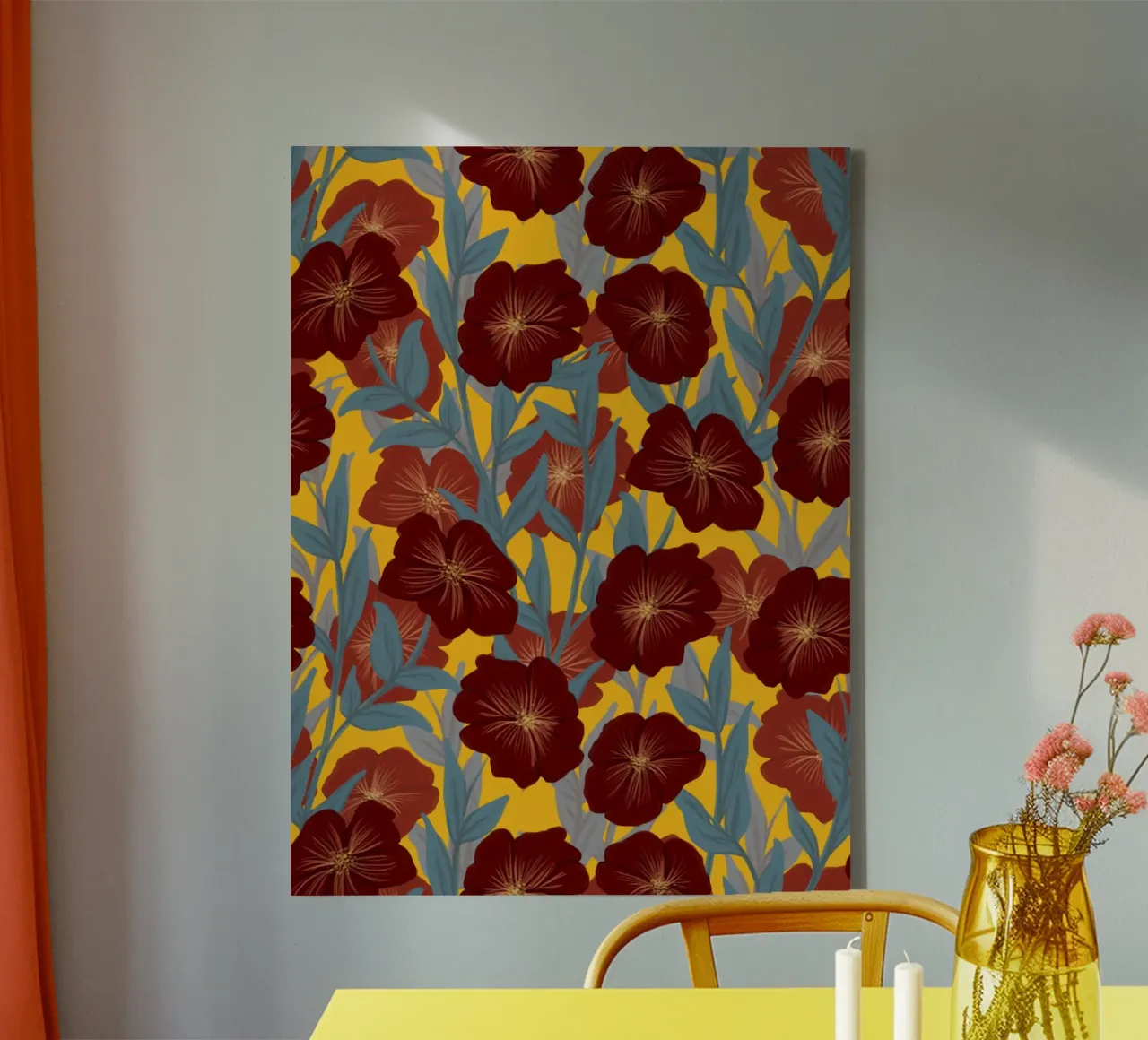 Bold Bloom tela da DesigndN