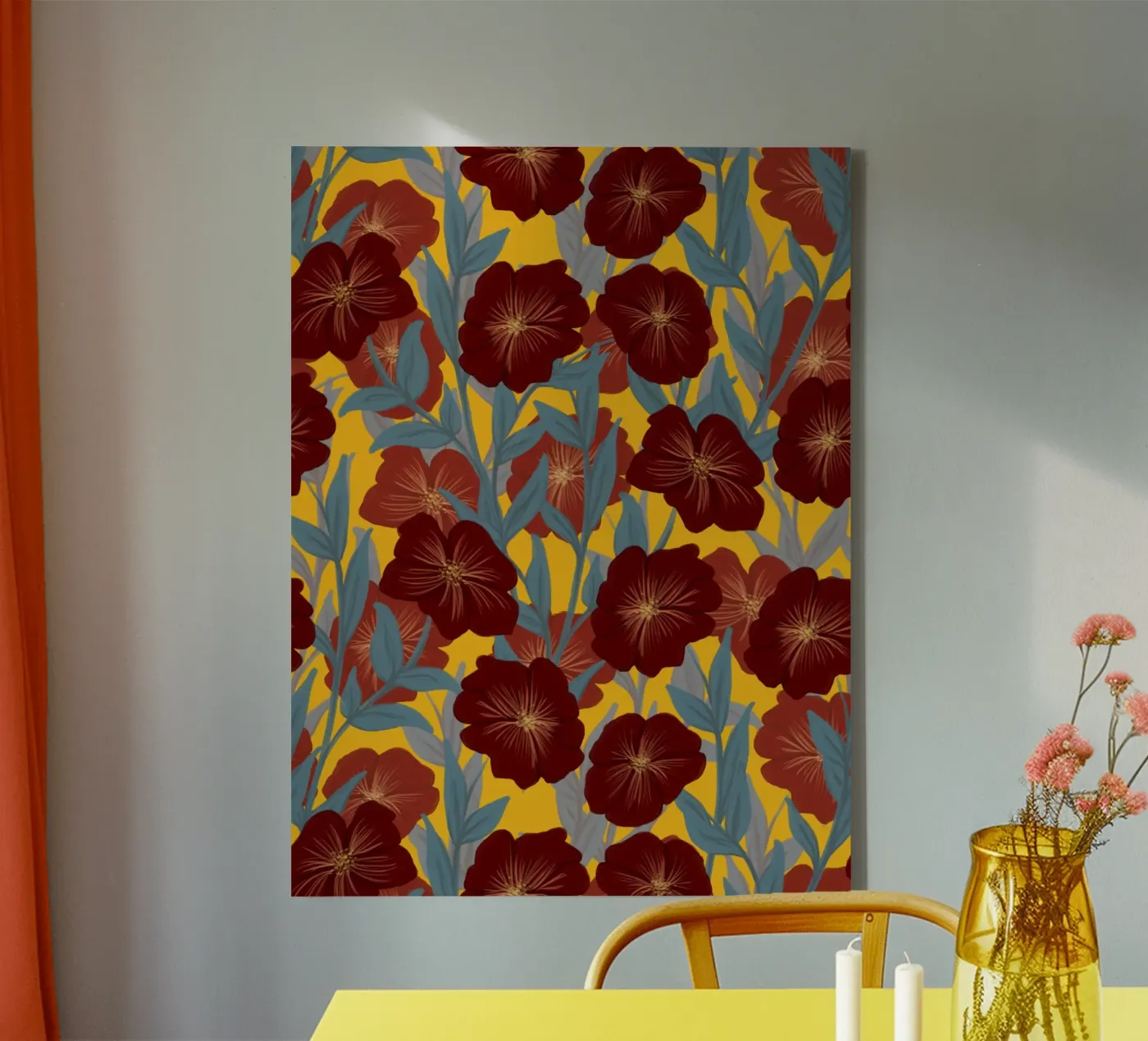 Bold Bloom tela da DesigndN