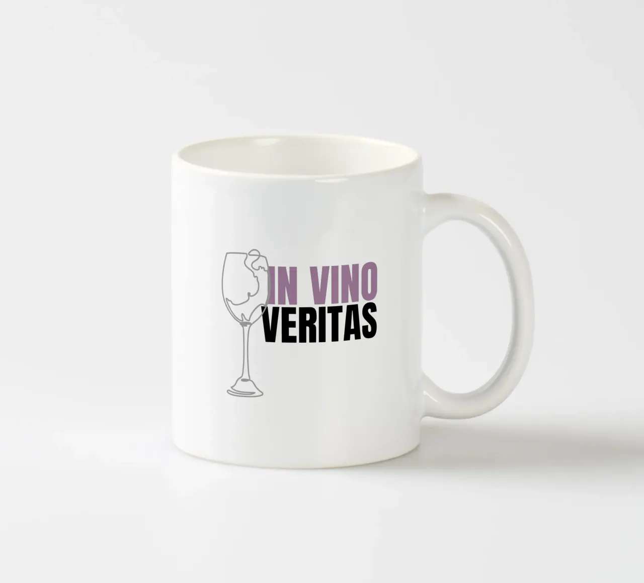 IN VINO VERITAS tazza in ceramica da Einfach Uebel