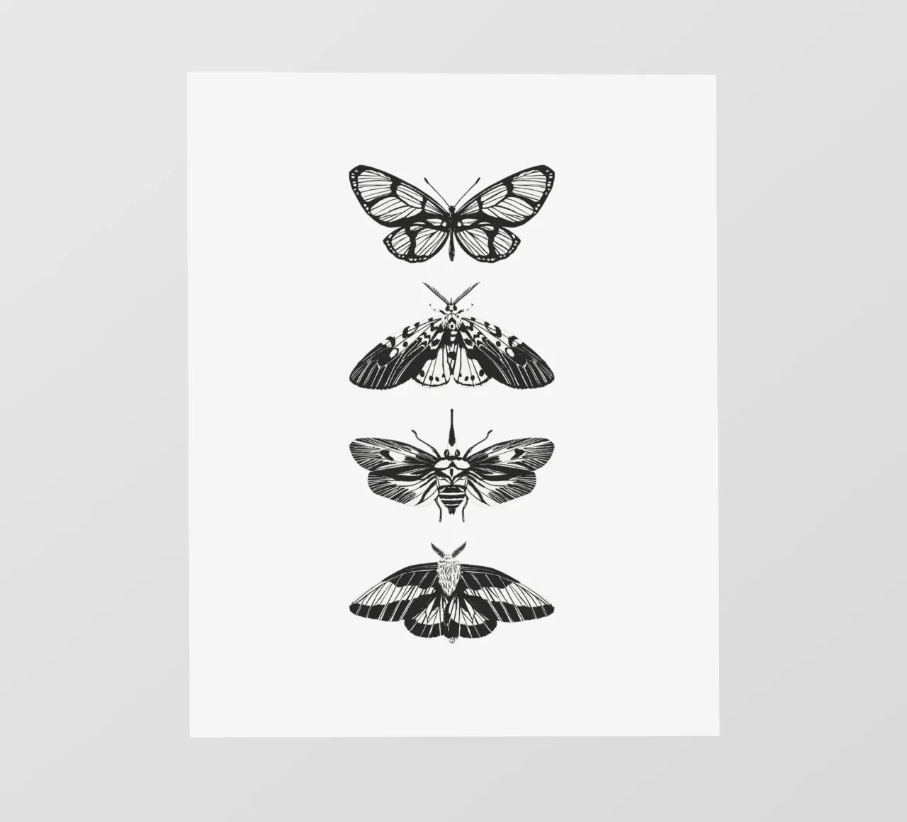 BUTTERFLIES telo in pvc da Einfach Uebel