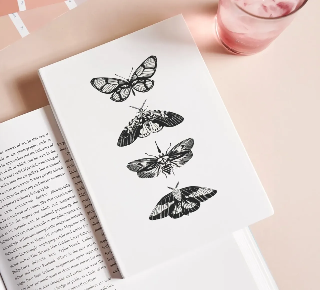 BUTTERFLIES notebook by Einfach Uebel