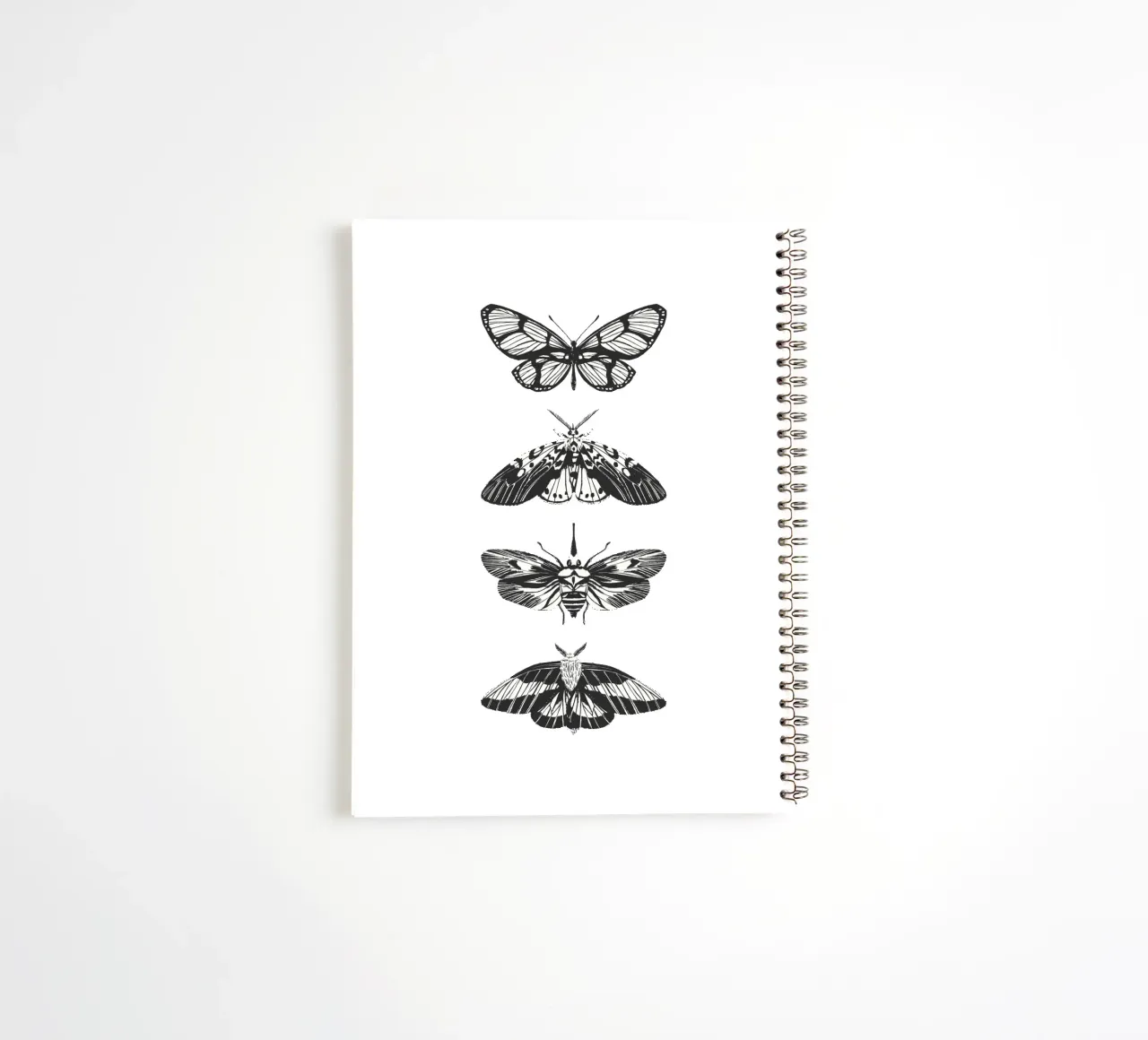 BUTTERFLIES spiral notebook by Einfach Uebel