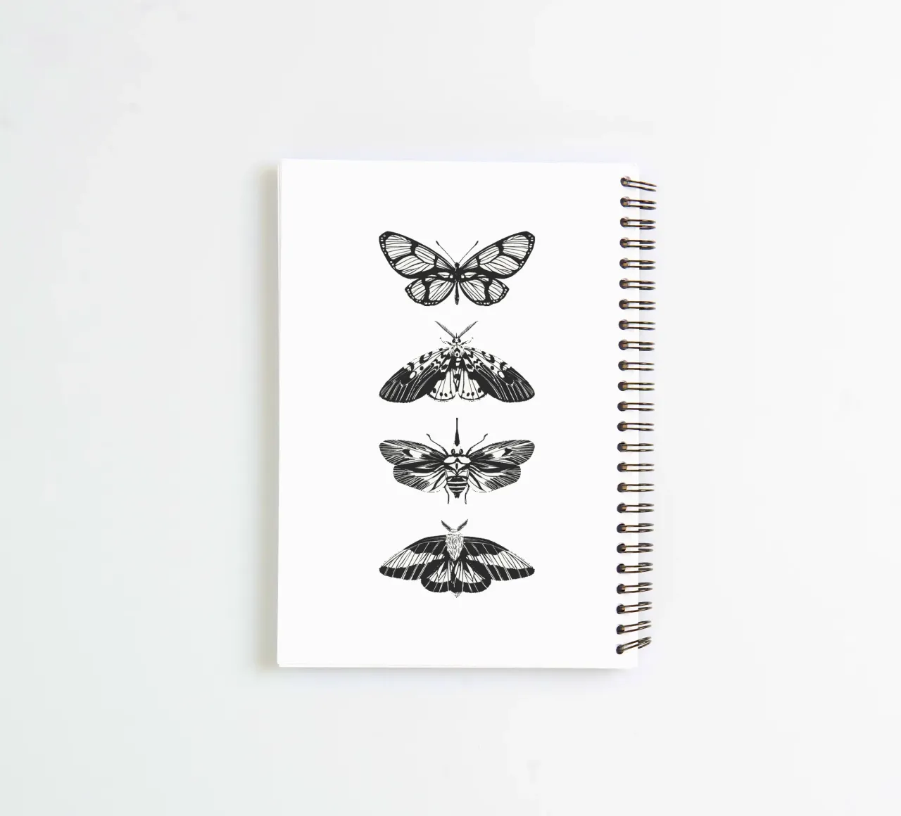 BUTTERFLIES spiral notebook by Einfach Uebel