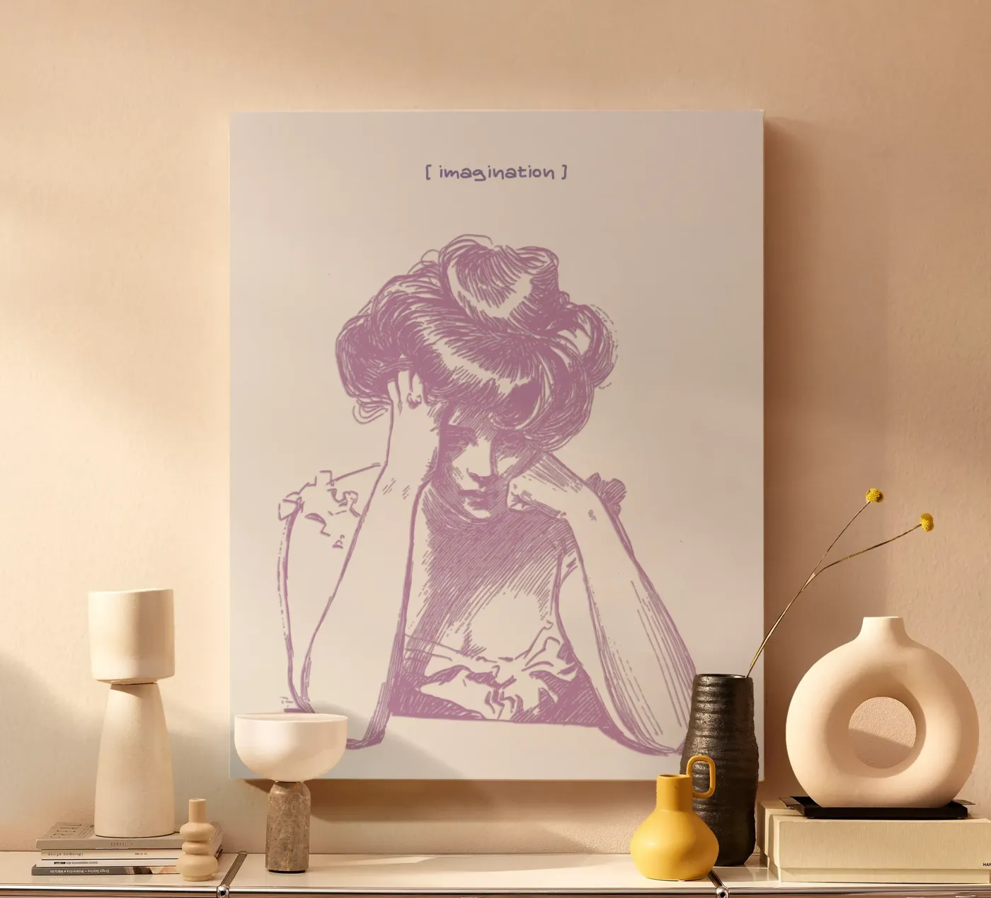 IMAGINATION canvas by SMRT STUDIO