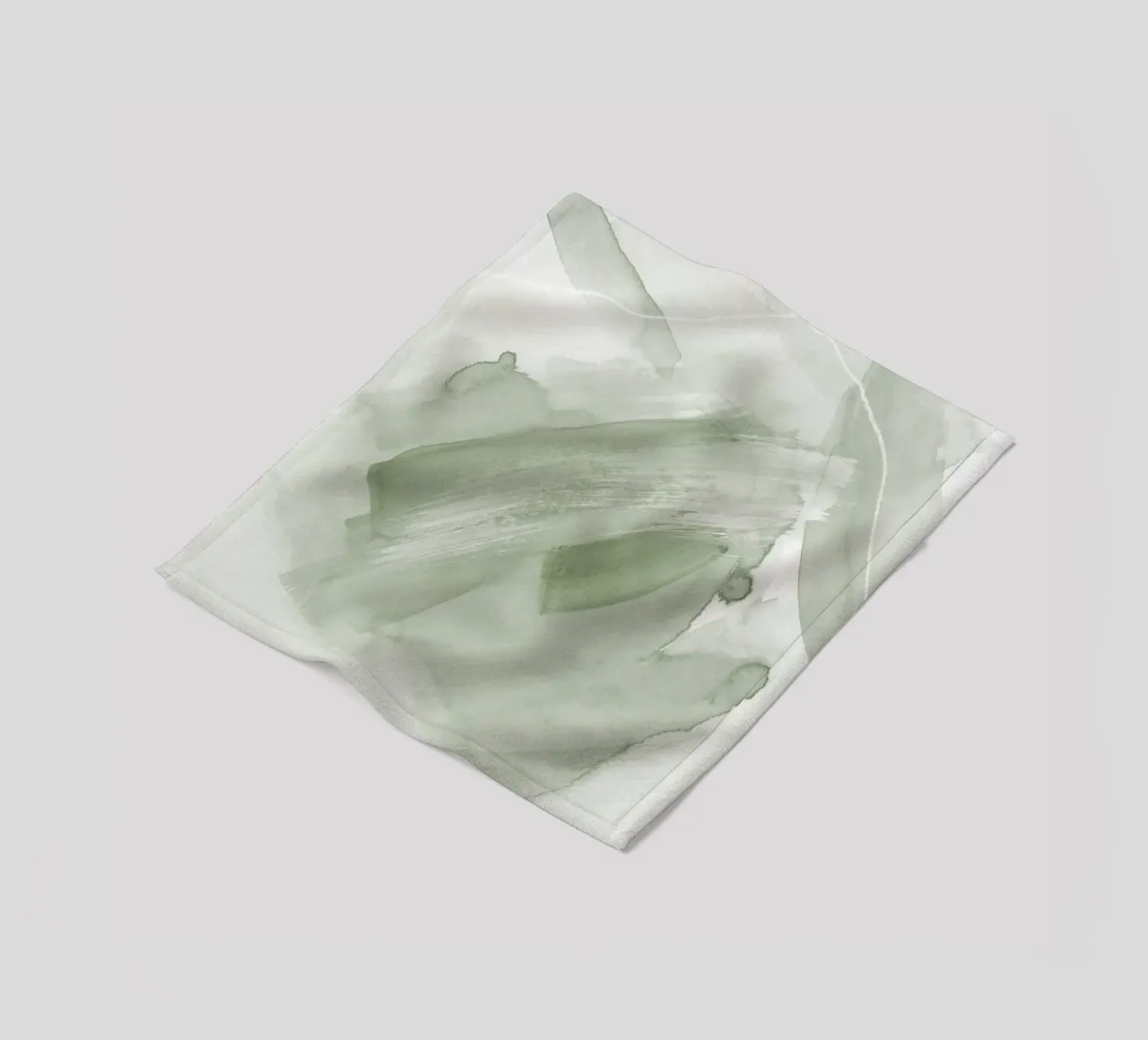 Pennellate di verde 2 coperta in pile da NouveauPrints