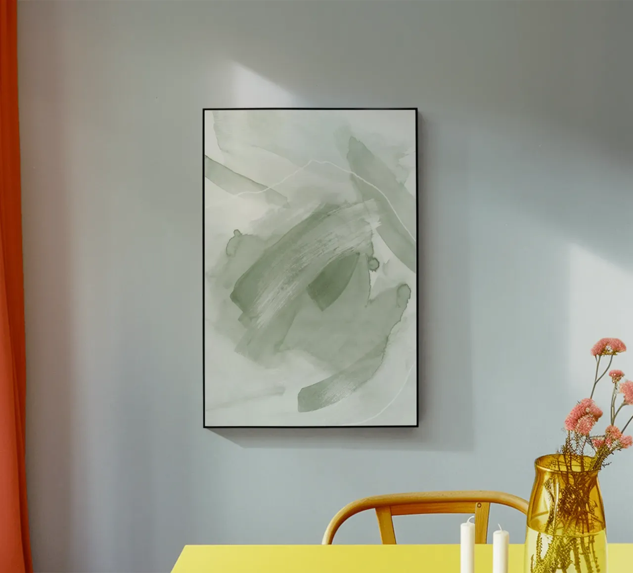 Pennellate di verde 2 plexiglass da NouveauPrints
