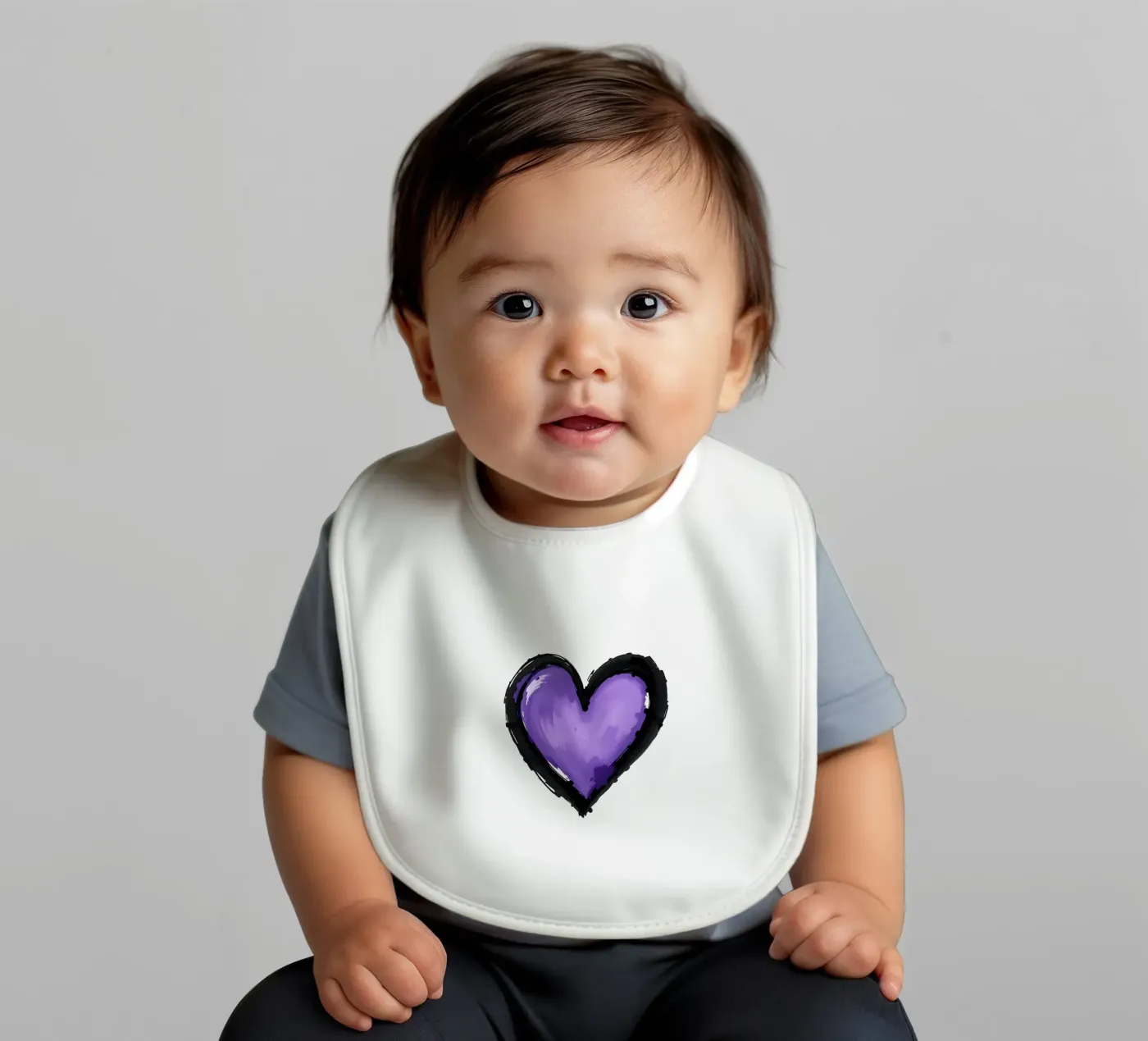 cuore_nero_viola_2a bavaglino da Pink- und LoveArt by LK