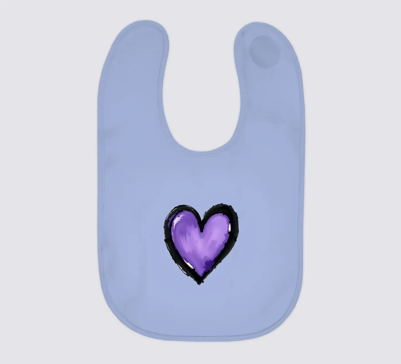 cuore_nero_viola_2a bavaglino da Pink- und LoveArt by LK