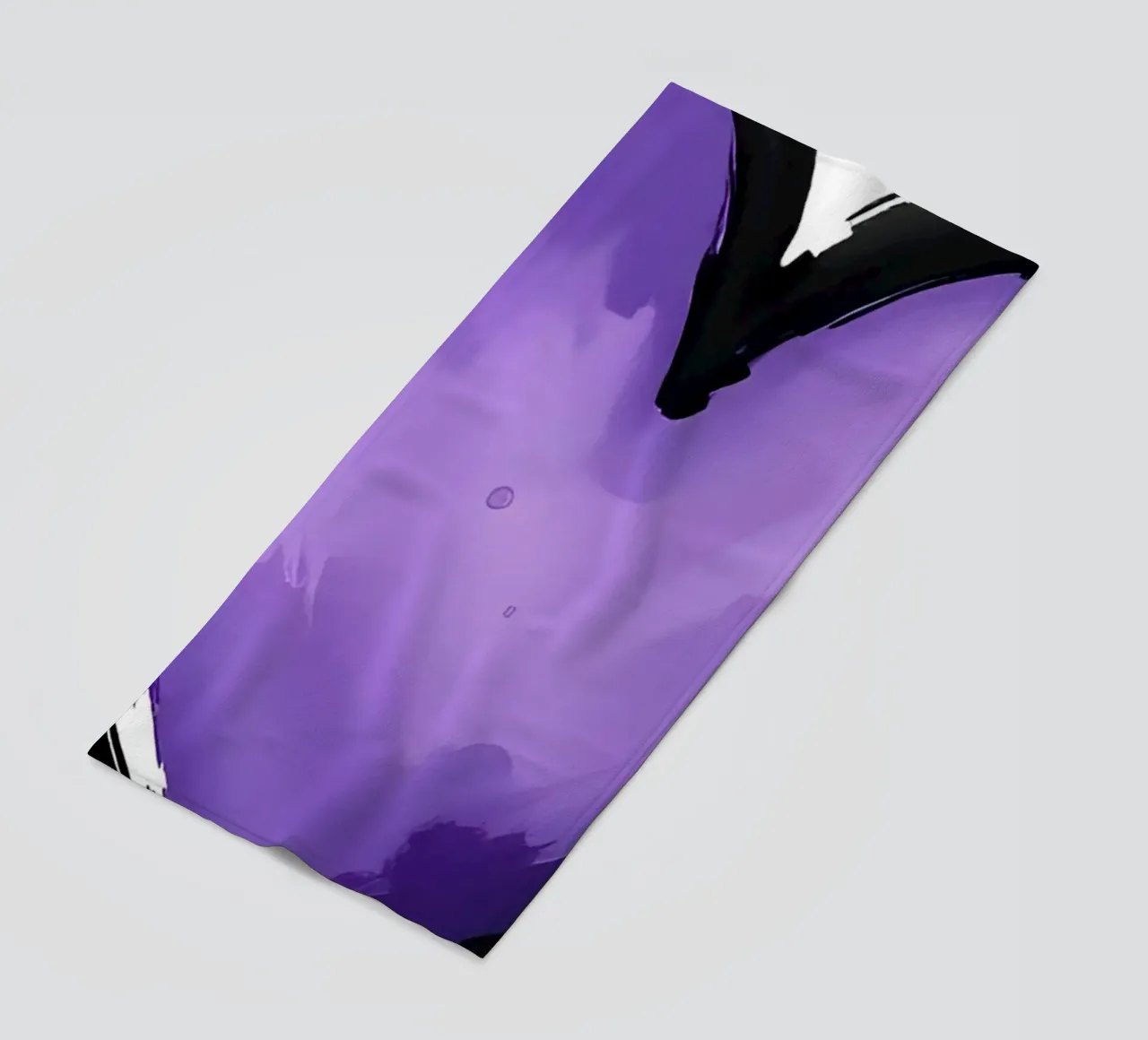 cuore_nero_viola_2a telo mare da Pink- und LoveArt by LK