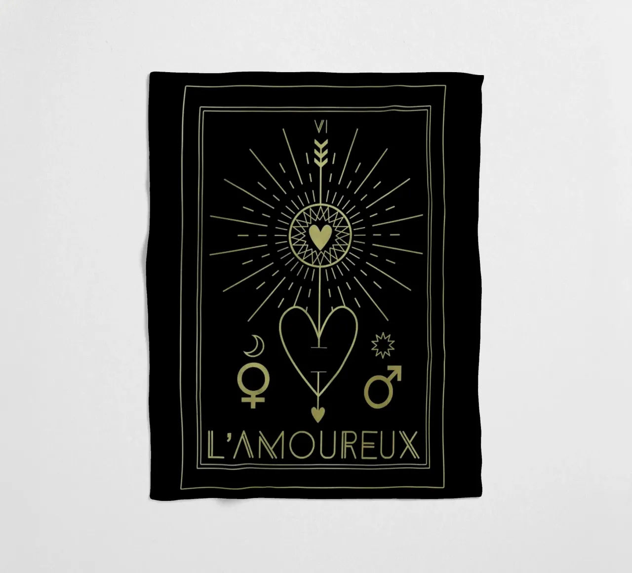 L'Amoureux coperta in pile da cafelab