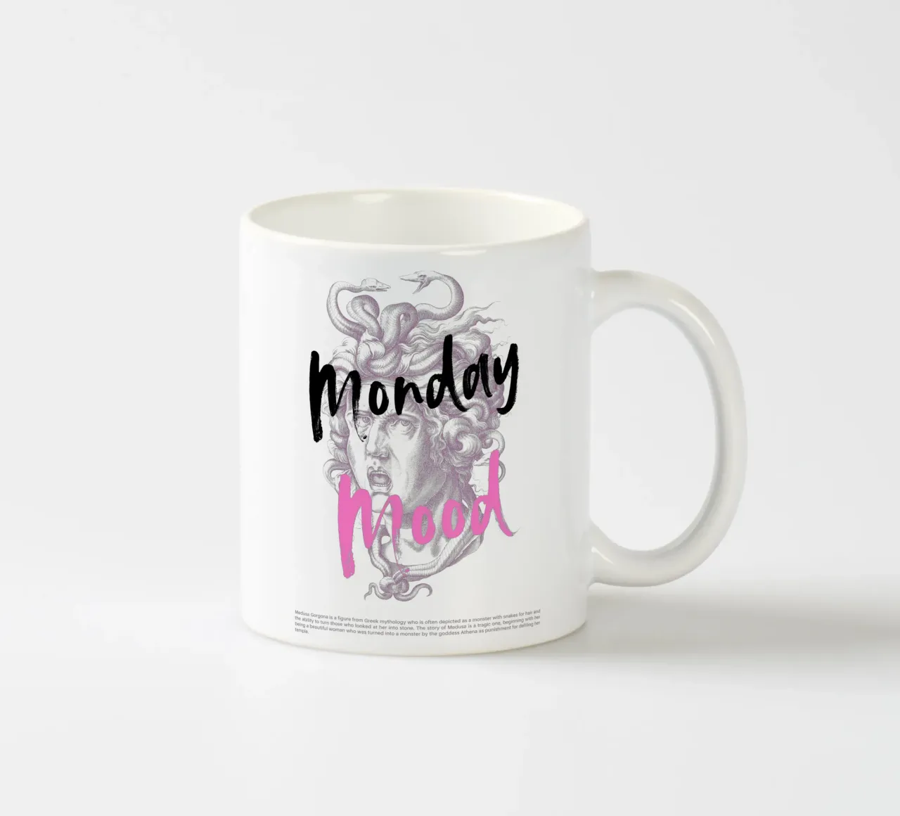 MONDAY MOOD tazza in ceramica da Einfach Uebel