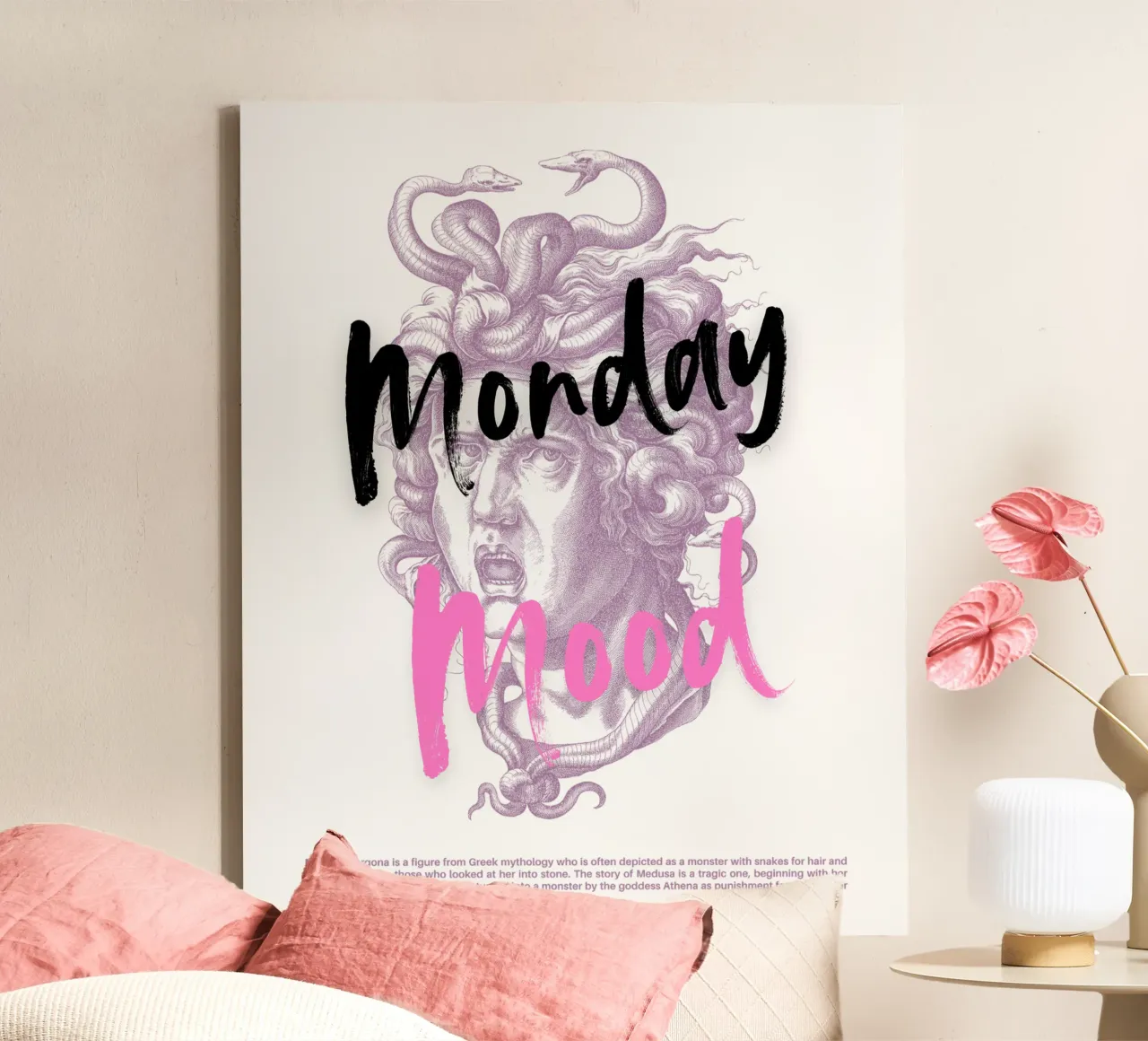 MONDAY MOOD canvas by Einfach Uebel