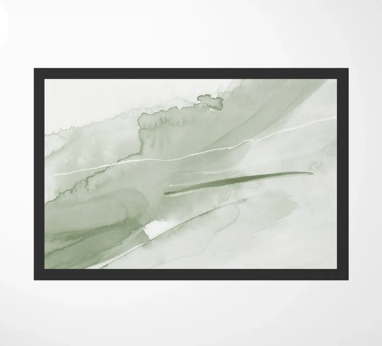 Pennellate di verde 1 zerbino da NouveauPrints
