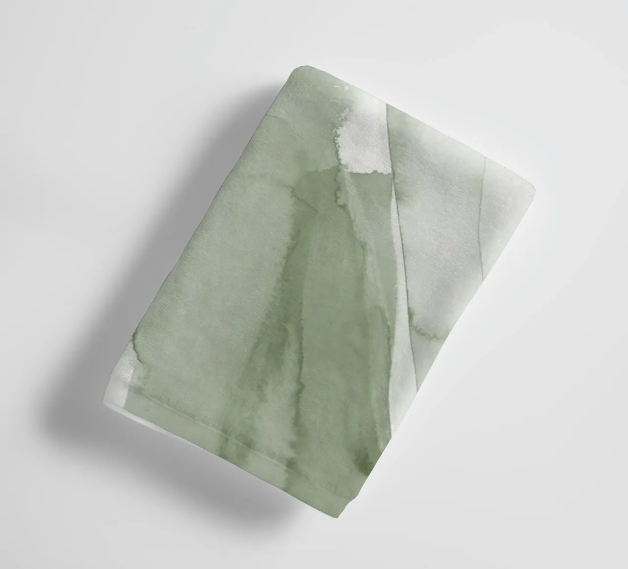 Pennellate di verde 1 asciugamano da bagno da NouveauPrints