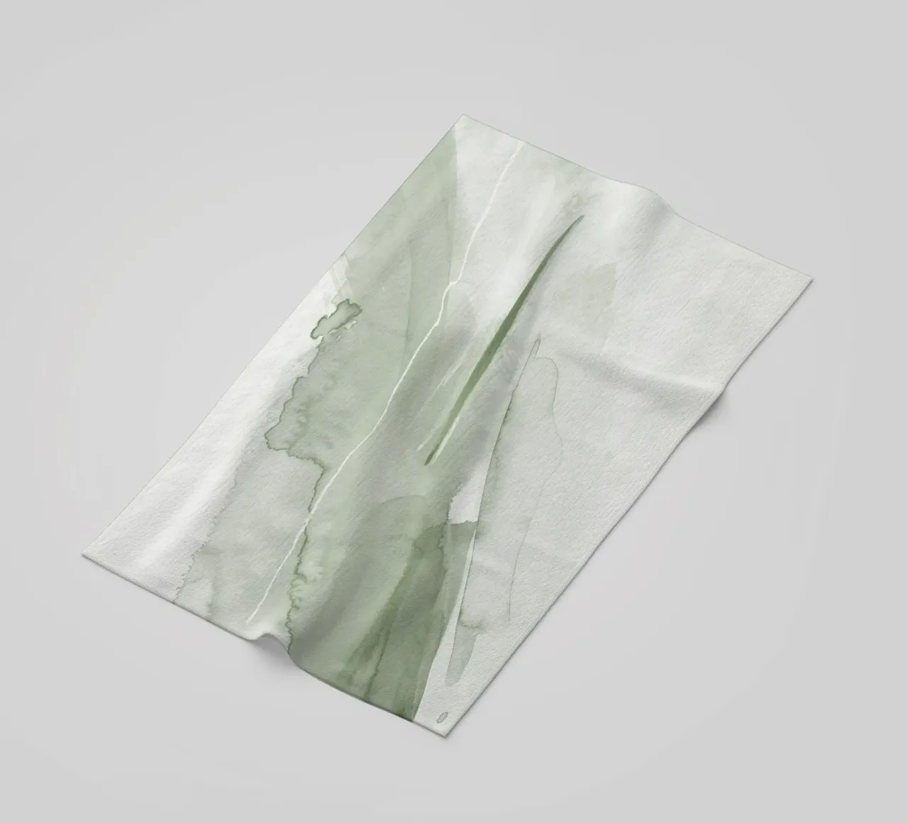 Pennellate di verde 1 telo mare da NouveauPrints