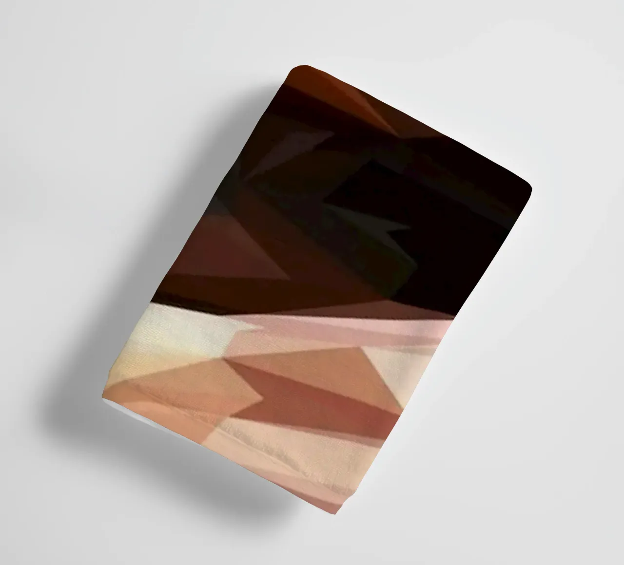 Man eat burger asciugamano da bagno da Low poly art