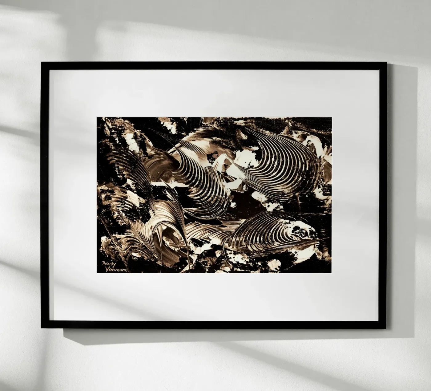 SEPIA 41 poster da Thierry Vobmann Abstract painting