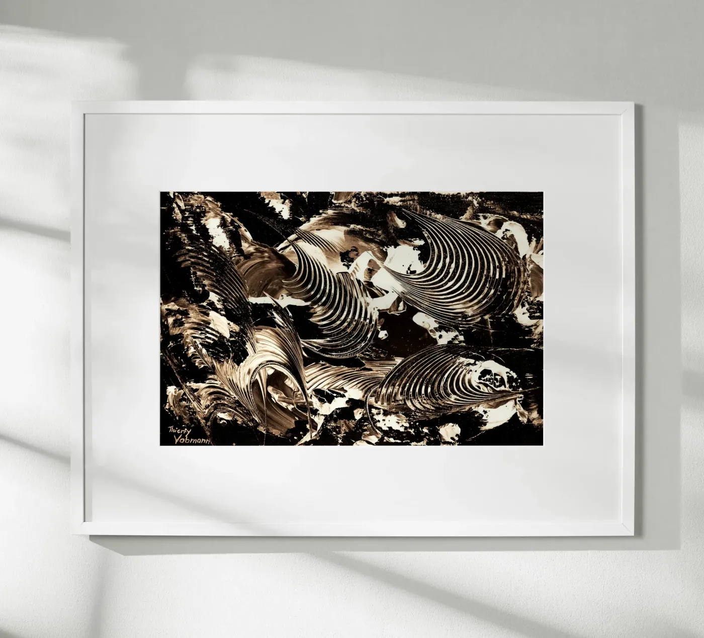 SEPIA 41 poster da Thierry Vobmann Abstract painting