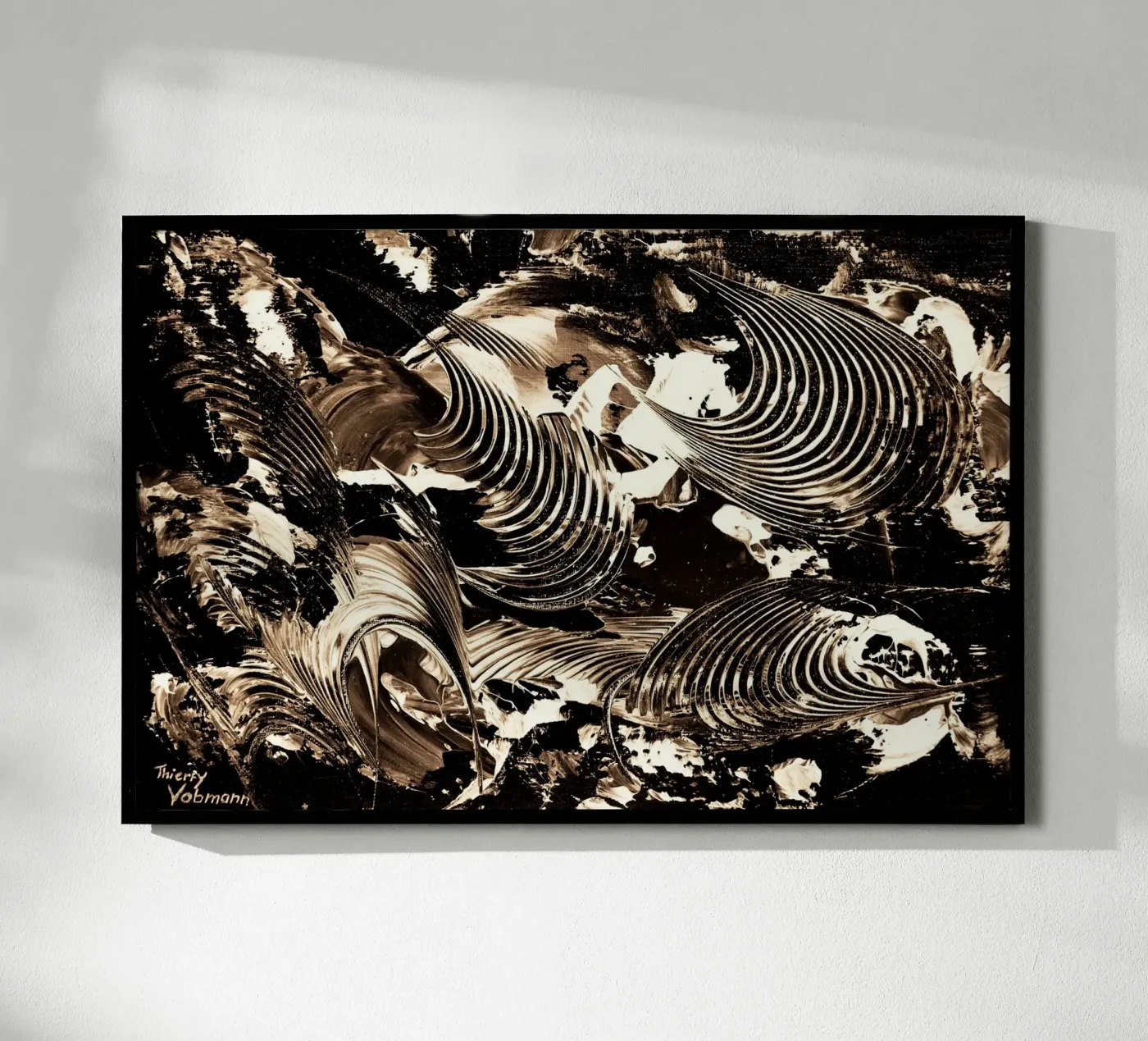 SEPIA 41 poster da Thierry Vobmann Abstract painting