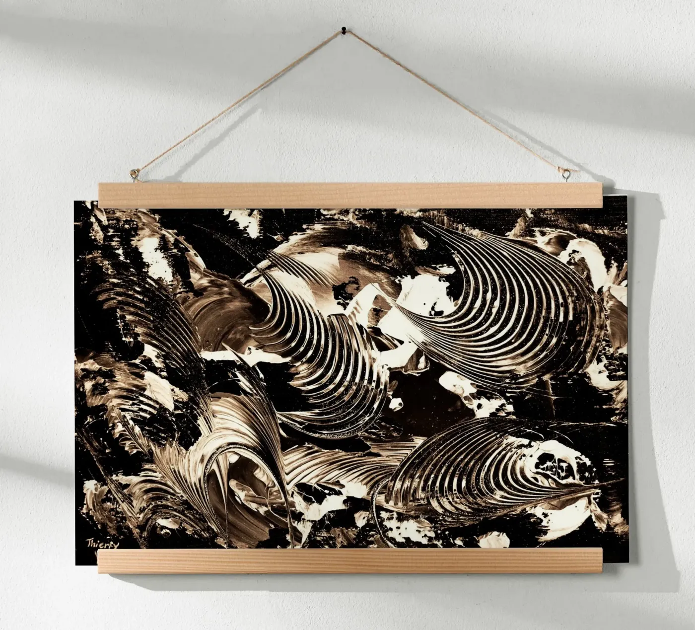 SEPIA 41 poster da Thierry Vobmann Abstract painting