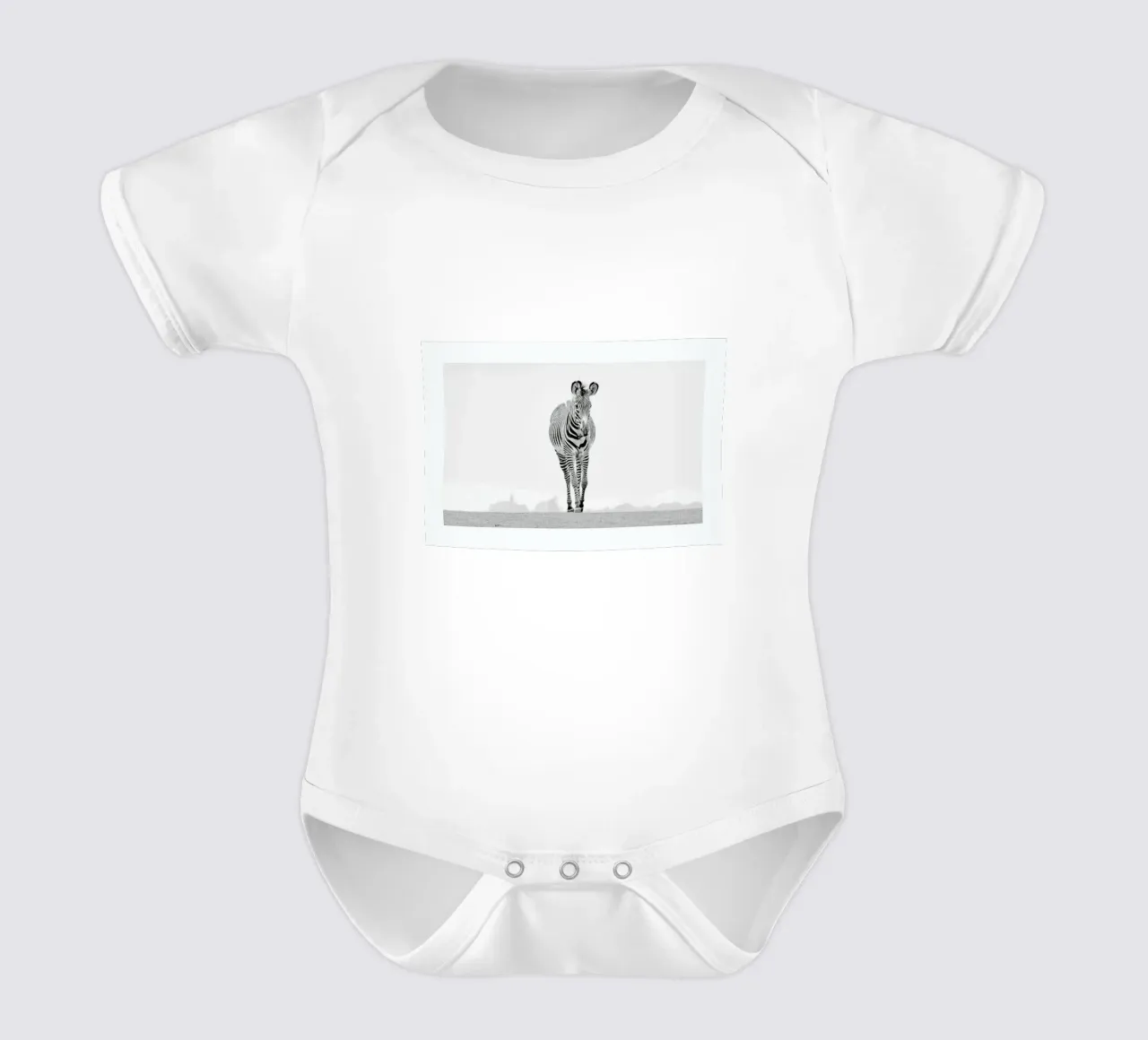 White Stripes body neonato maniche corte da Natural Kingdom