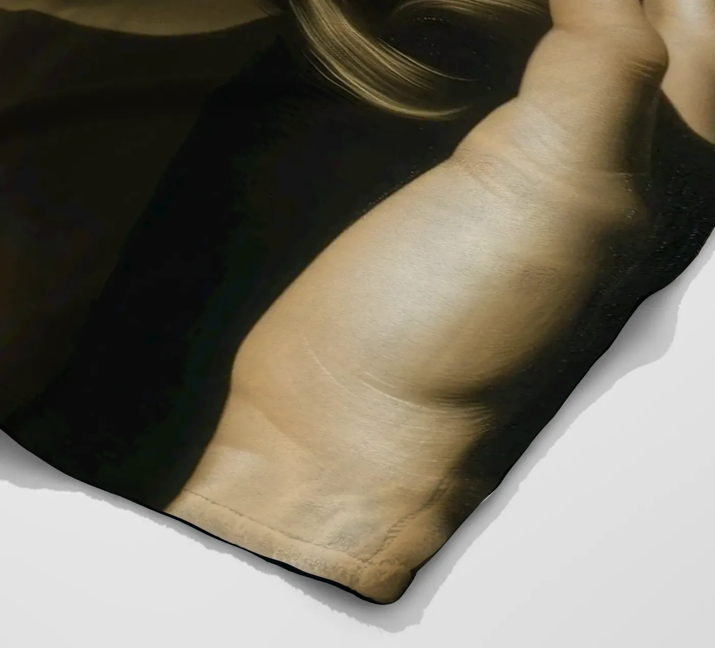 The red blindfold Fleecedecke von Carinaprint