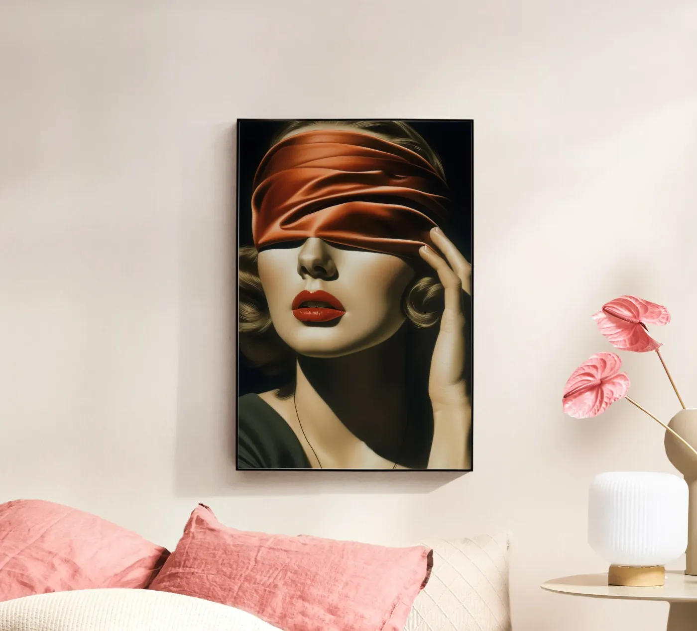 The red blindfold plexiglass da Carinaprint