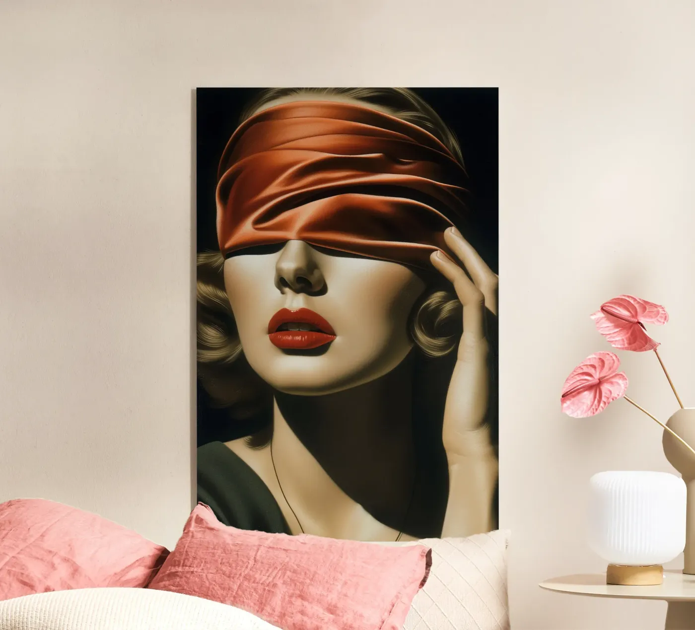 The red blindfold plexiglass da Carinaprint