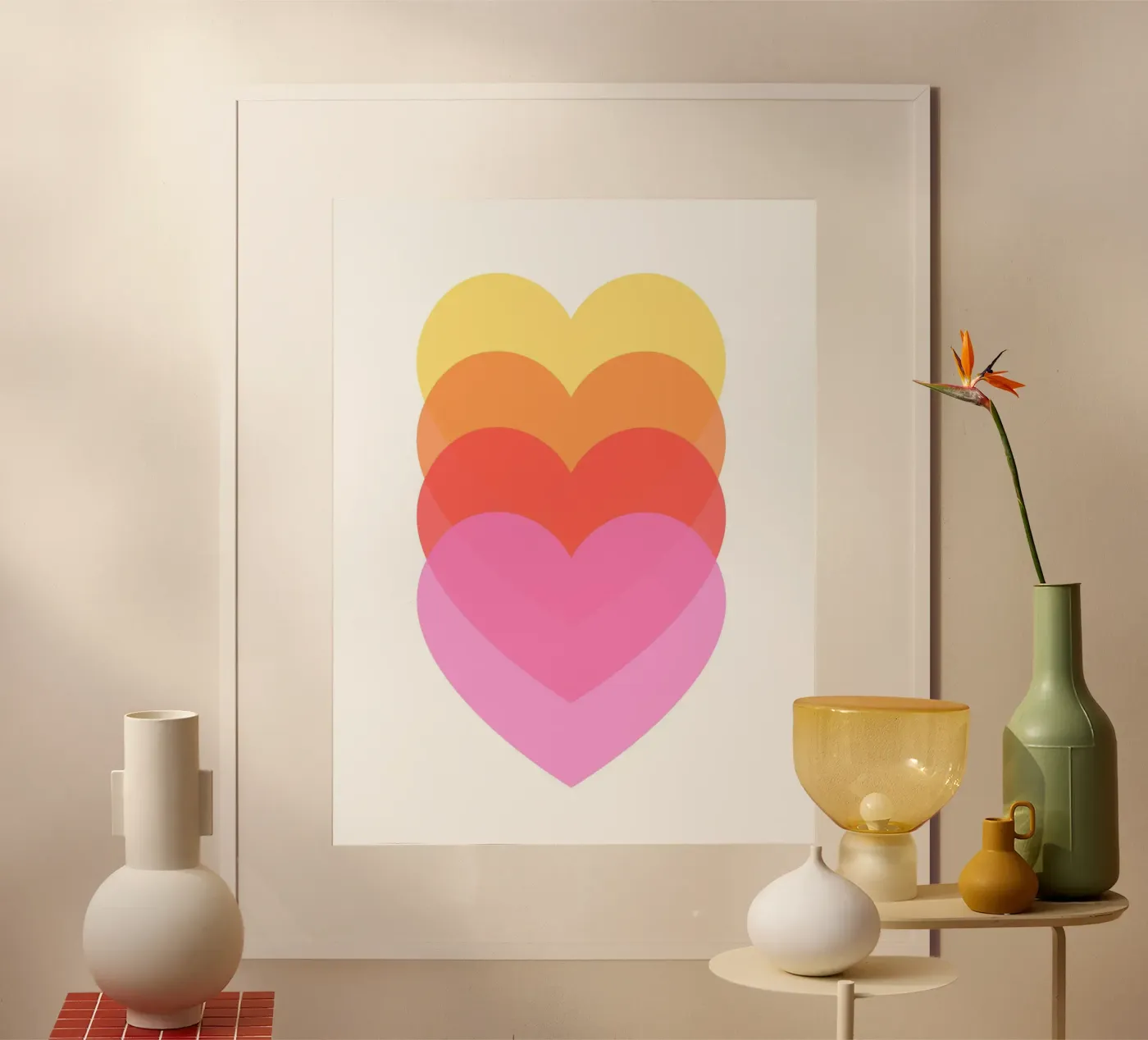 Bunte Herzen poster da Ohkimiko