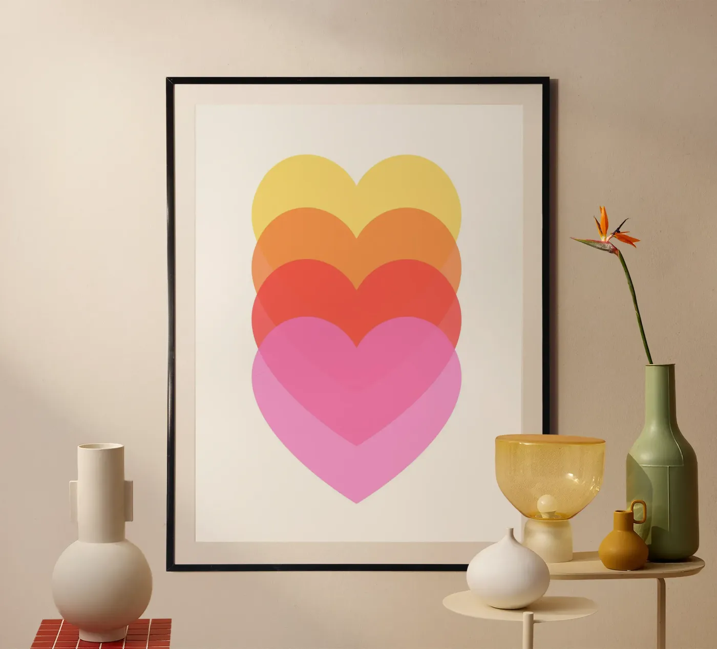 Bunte Herzen poster da Ohkimiko