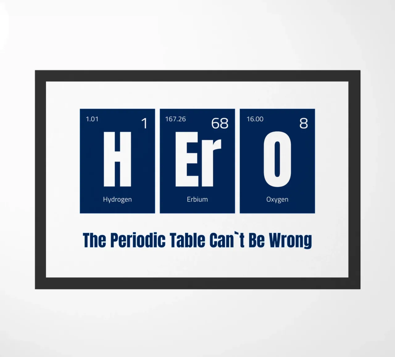 HERO doormat by Einfach Uebel