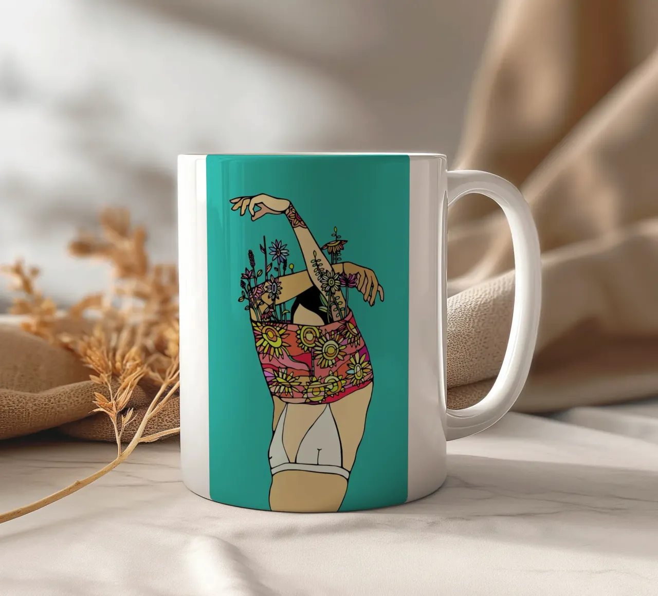 Inner Beauty tazza in ceramica da Ninhol