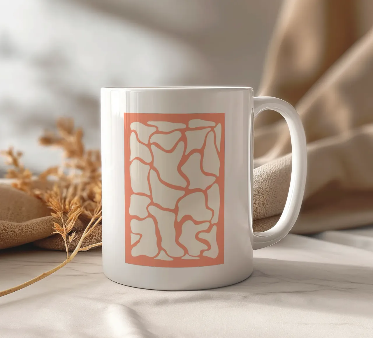 Forme astratte tazza in ceramica da MODERN NUANCE